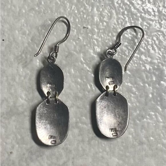 Vintage Boma 925 Drop Earrings - Picture 3 of 3
